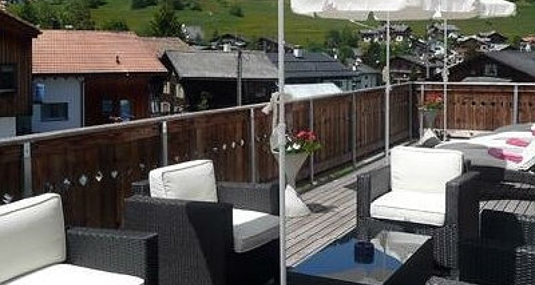 Familienhotel Alpina Brigels, Sonnenterrasse
