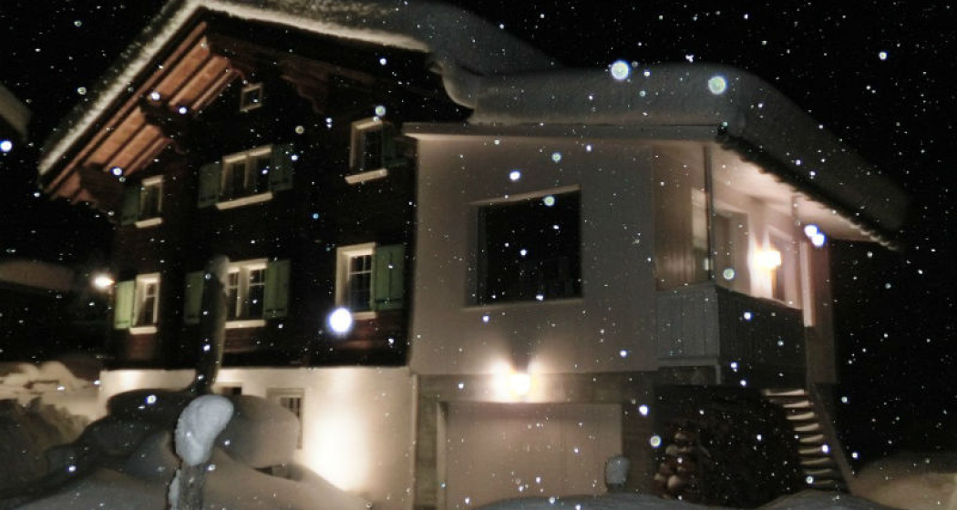 Ferienhaus Casa Mulinera - Ansicht Winter