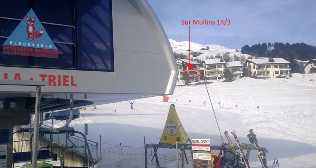 Ferienwohnung Sur Mulins Willmann - Ansicht Winter