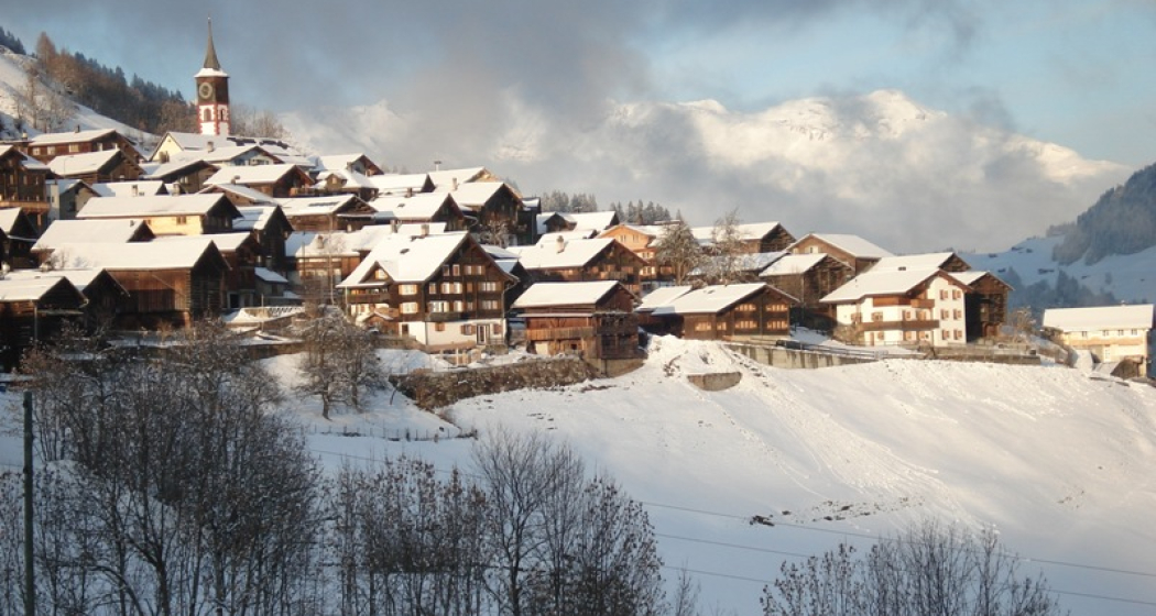 Ferienhaus Casa Collenberg - Ansicht Winter