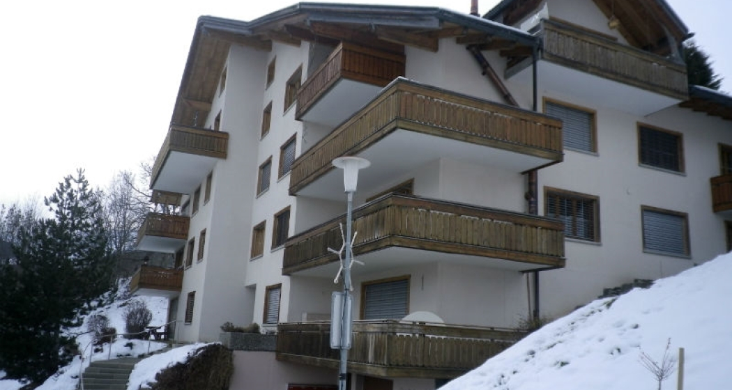 Ferienwohnung Casa Cudiala - Ansicht Winter