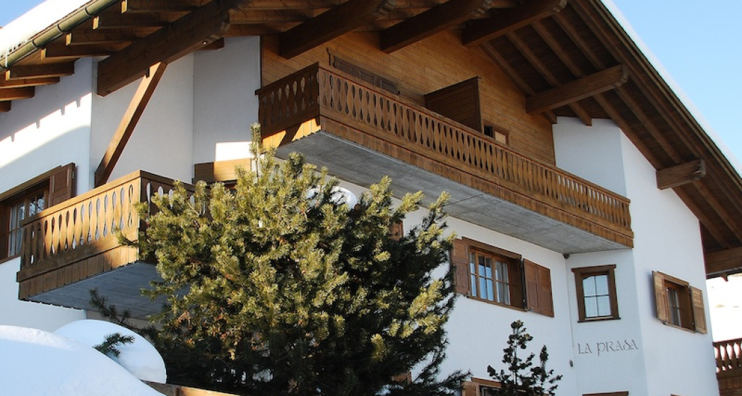 Ferienwohnung La Prada Seipel - Ansicht Winter