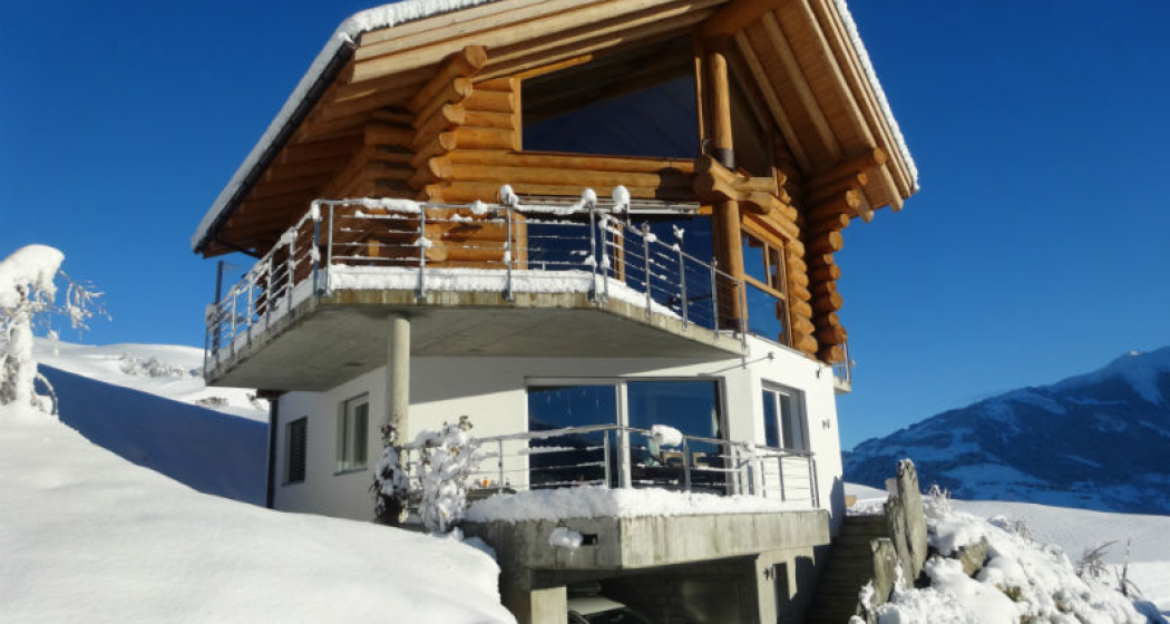 Ferienwohnung Canategia Vock - Ansicht Winter