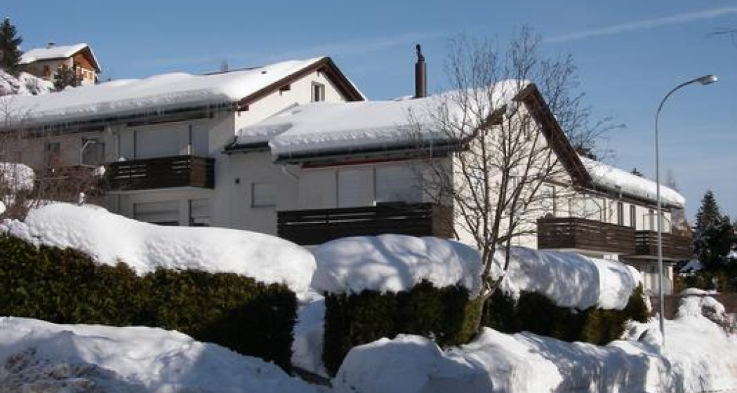 Winteransicht der Feriensiedlung Trü Winteransicht der Feriensiedlung Trü
