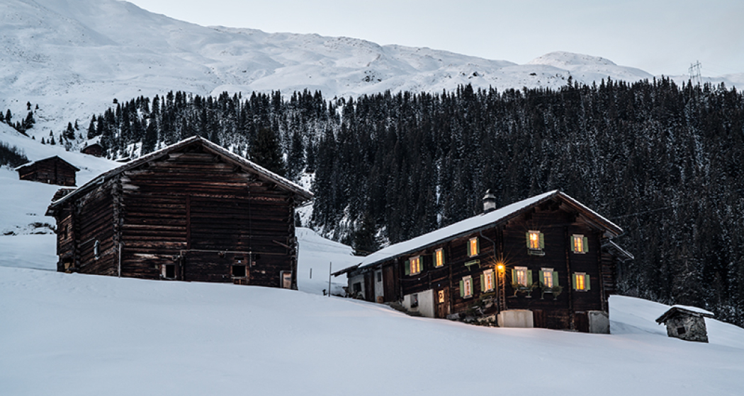 Ferienhaus Maierta - Ansicht Winter