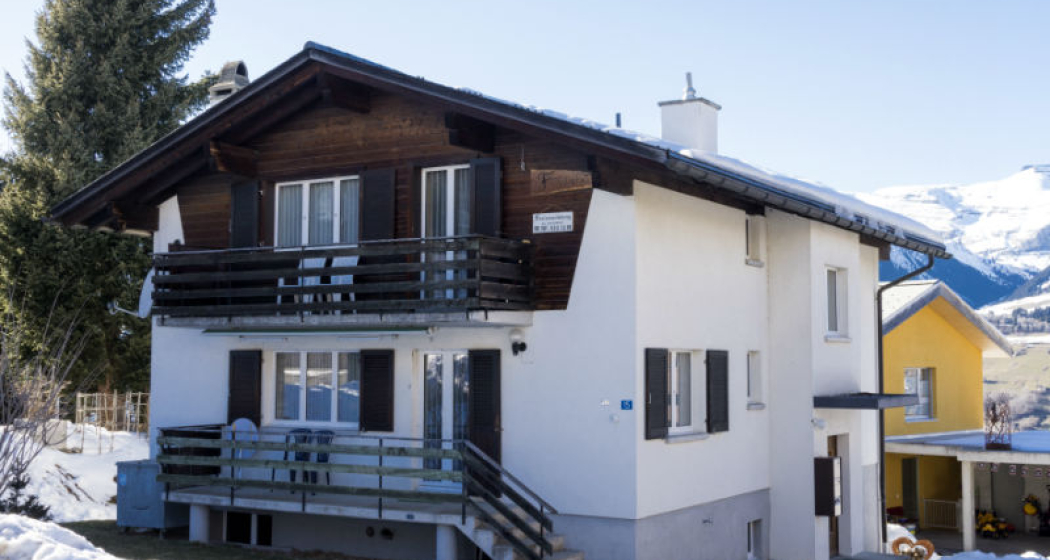 Ferienwohnung Foppihüs - Ansicht Winter