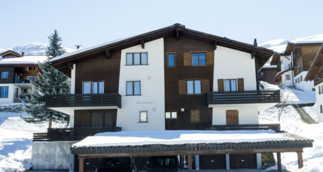 Ferienwohnung Crestahüs Pricking - Ansicht Winter