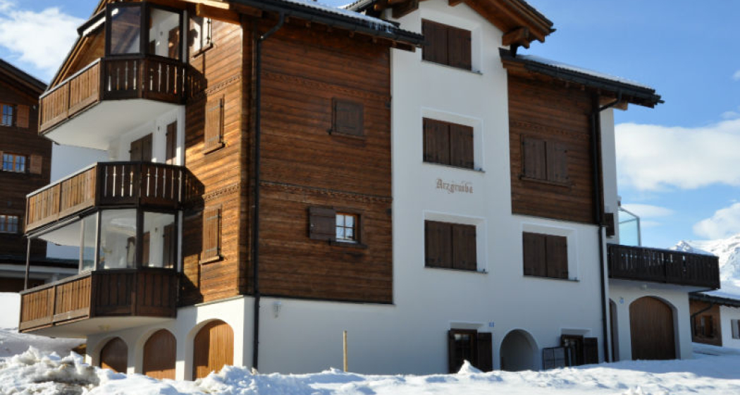 Ferienwohnung Arzgruoba, Missanenga - Ansicht Winter