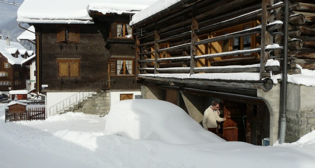 Ferienhaus Casa Clavau - Ansicht Winter