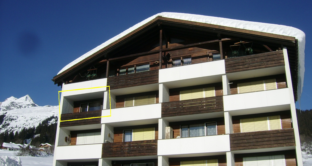 Ferienwohnung Flurina 19 - Ansicht Winter