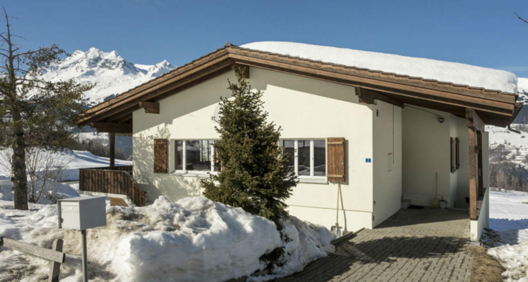 Ferienhaus Sand - Aussenansicht Winter