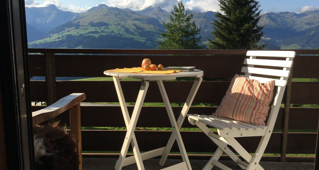 Ferienwohnung Haus Titschal Kohler Miraniga - Balkon