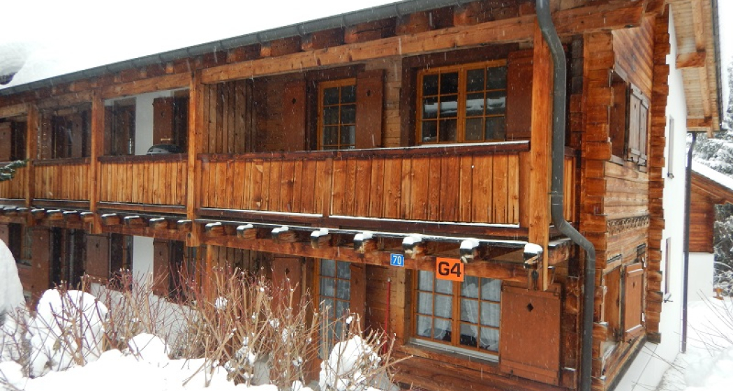 Ferienwohnung Cresta 70 - Ansicht Winter