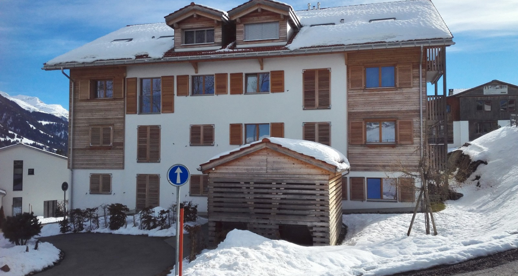 Ferienwohnung Cadorcat Berger - Ansicht Winter