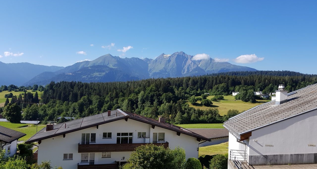 Sommerblick vom Balkon