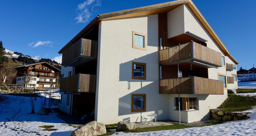 Aussenansicht, Ferienwohnung Schwarzenbach, Tschuppina