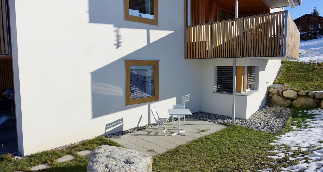 Aussenansicht, Ferienwohnung Schwarzenbach, Tschuppina