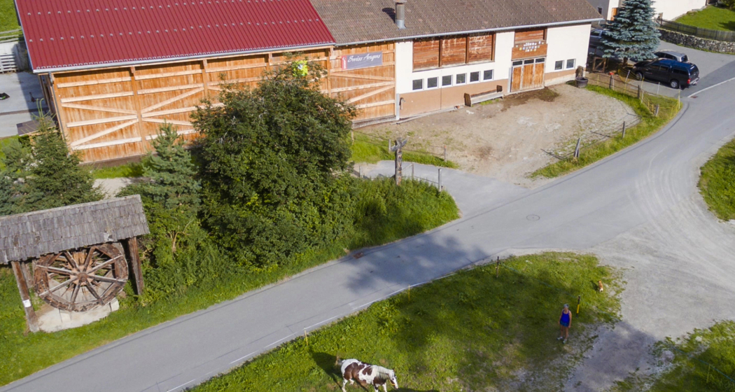 Paclera Hof aus der Vogelperspektive