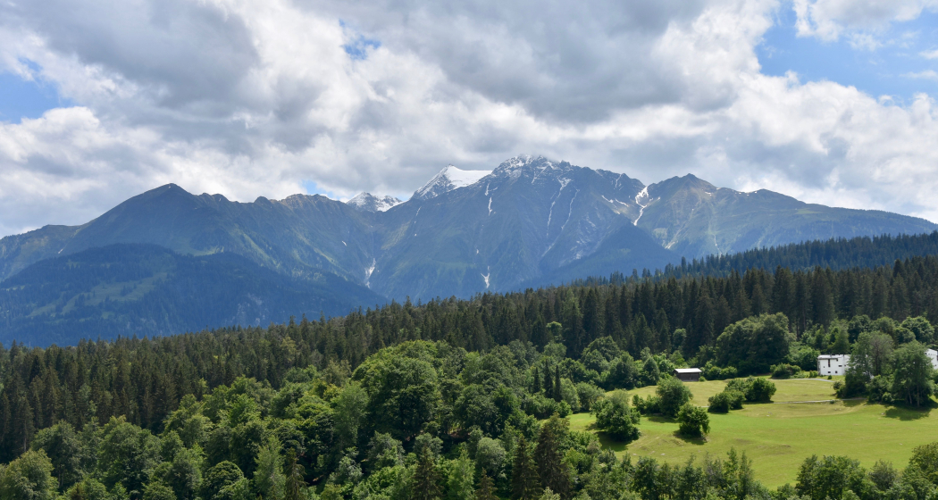 Panorama Aussicht vom Balkon