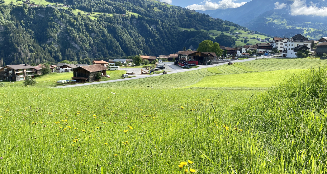 Camping Fideris - Ansicht von oberhalb Camping Fideris - Ansicht von oberhalb