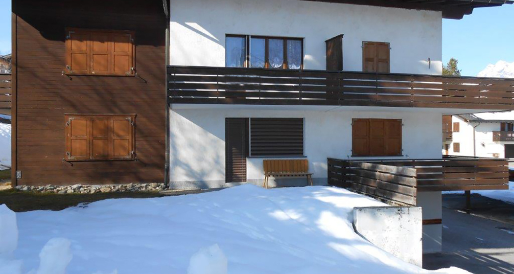 Ferienwohnung Crestahüs Seeberger - Ansicht Winter