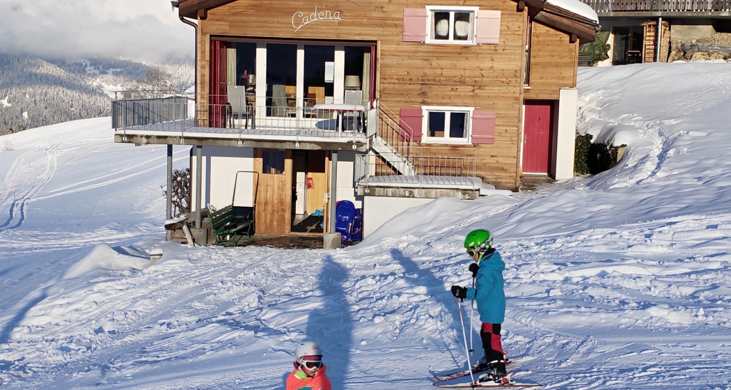 Haus Cadena Miraniga - Ansicht Winter