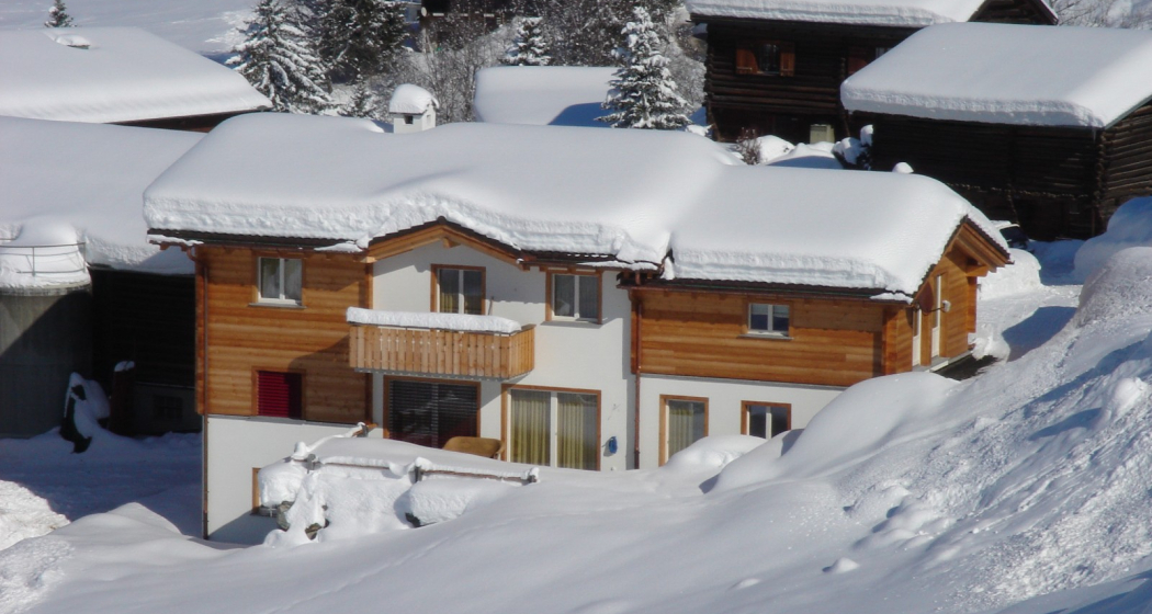Ferienwohnung uf am Tobel, Obersaxen Tobel - Winter Ansicht