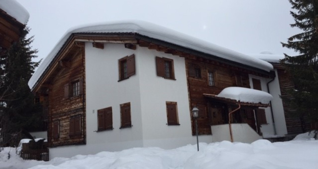 Ferienwohnung Cresta Hunziker - Ansicht Winter