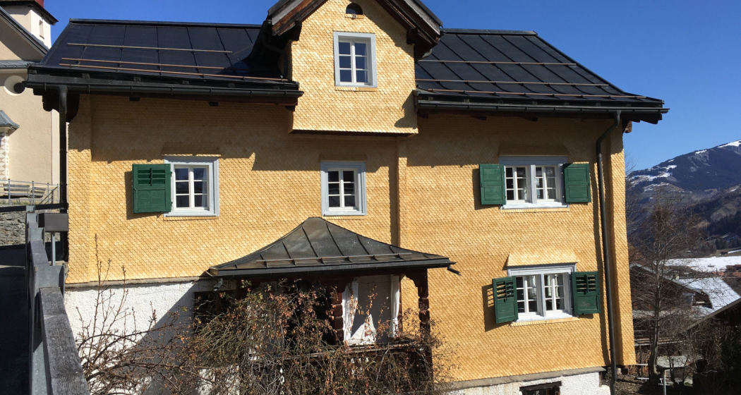 Ferienhaus Altes Pfarrhaus - Ansicht Sommer