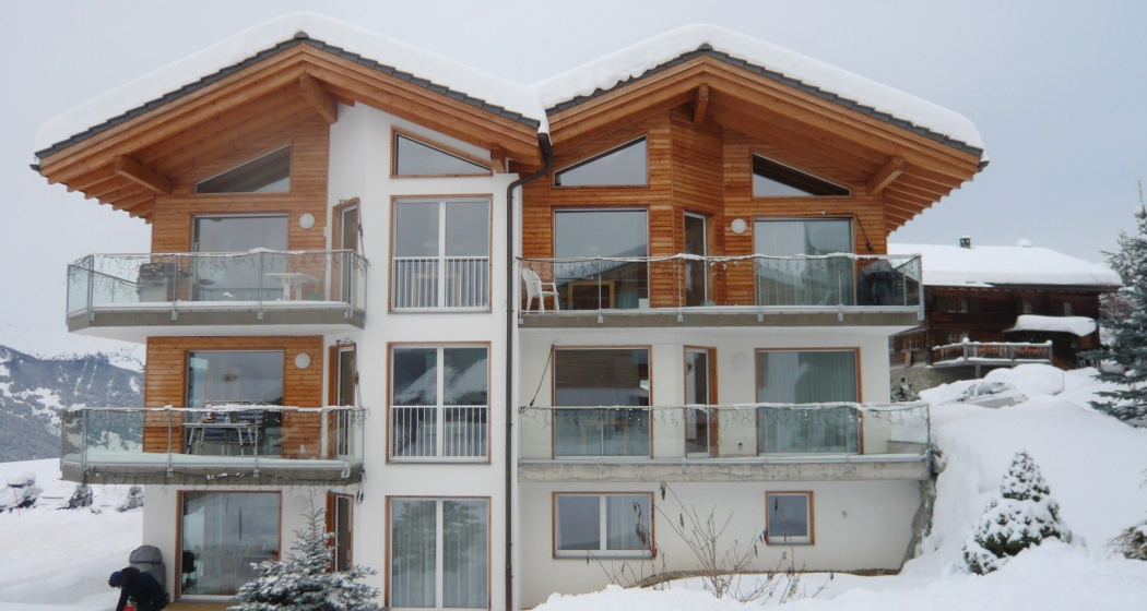 Ferienwohnung Wissa Turra, Obersaxen-Miraniga - Ansicht Winter