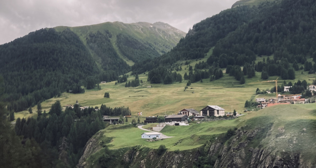 Sonnenterrasse Brail über dem Inn