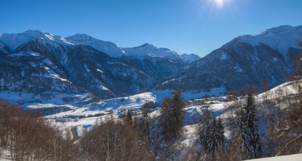 Ferienwohnung Casa UNIKI - Aussicht Winter