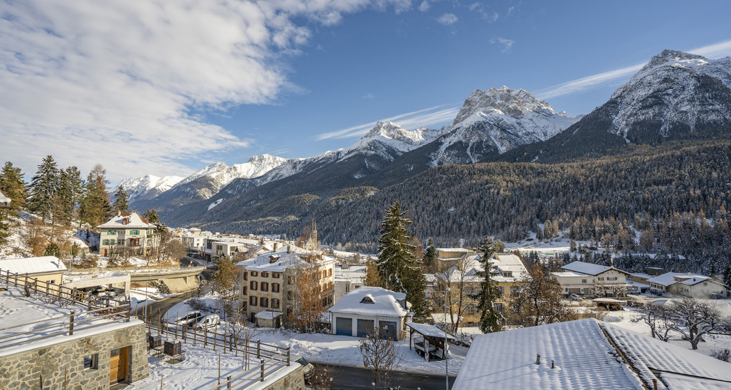 Panoramablick auf die Unterengadiner Bergwelt Panoramablick auf die Unterengadiner Bergwelt