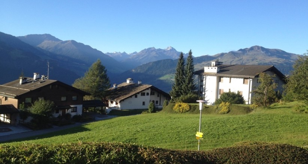 Aussicht vom Sitzplatz aus