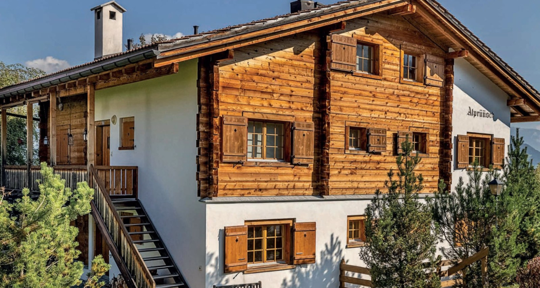 Ferienwohnung Alprüüsch - Ansicht Sommer