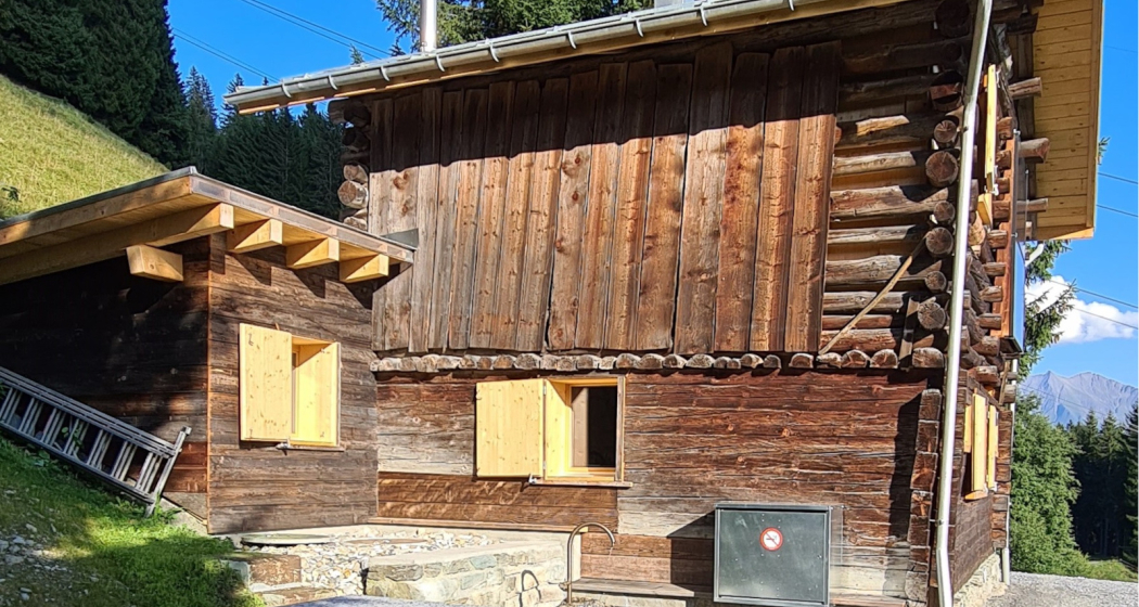 Maiensäss Tegia Cucagna, Ansicht Sommer