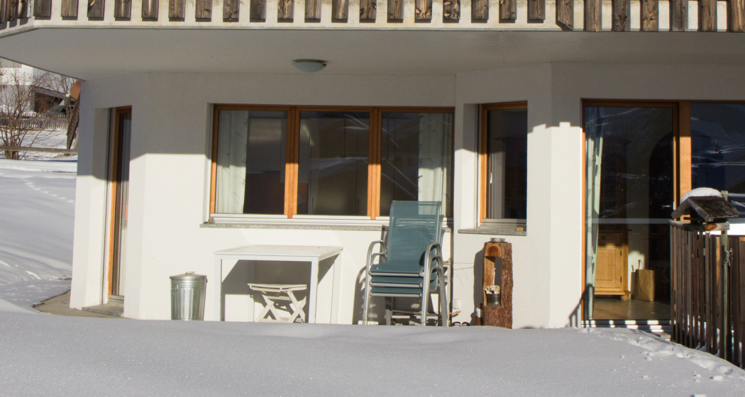 Terrasse der Casa Carola Winter