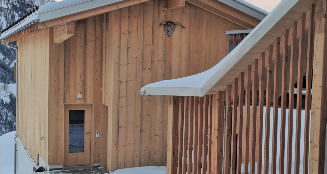 Ferienhaus Solar - Ansicht Winter