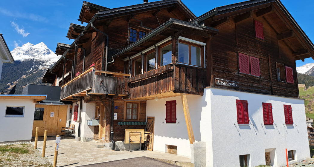 Ferienwohnung Crestas Calzaferri - Ansicht Sommer