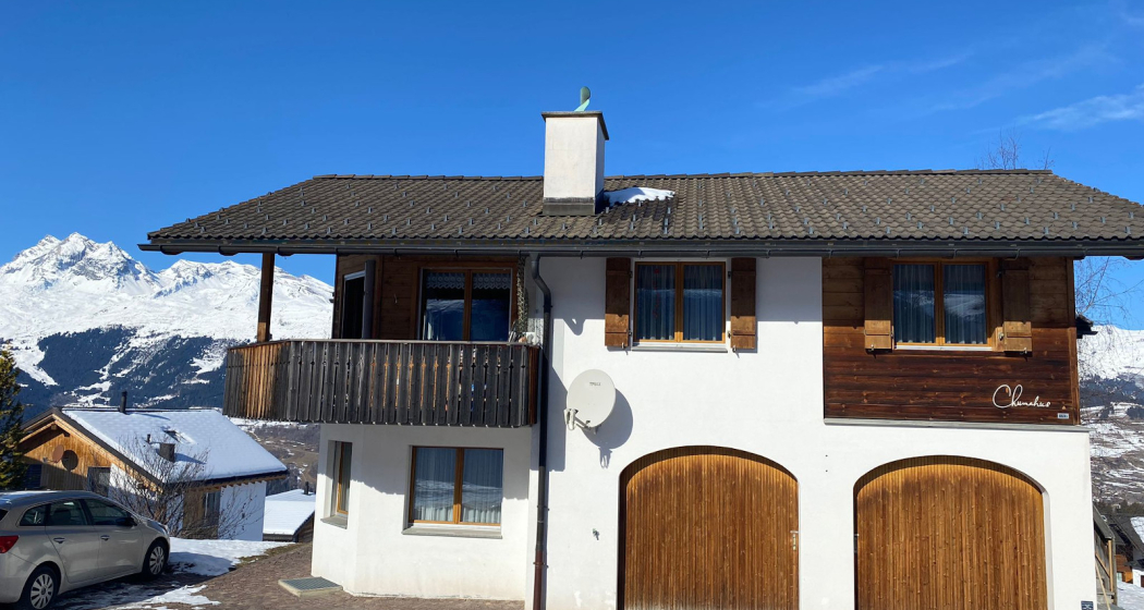 Chumahüs, Miraniga - Ansicht Winter