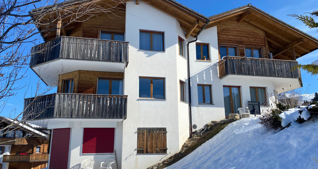 Chumahüs, Miraniga - Ansicht Winter