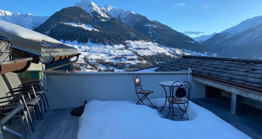 Ferienwohnung Posta Veglia - Dachterrasse