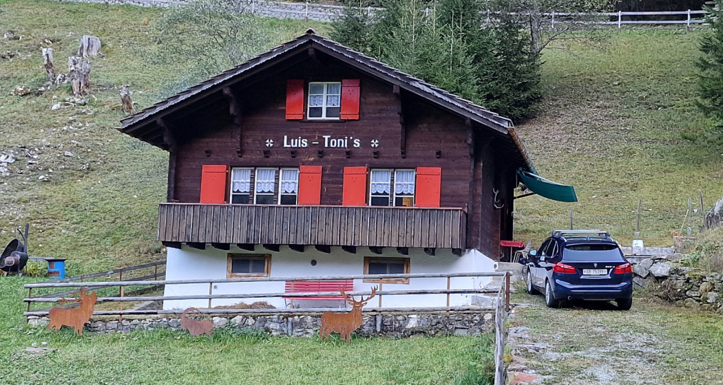Berghaus Luis-Toni's, Aussenansicht Terrasse