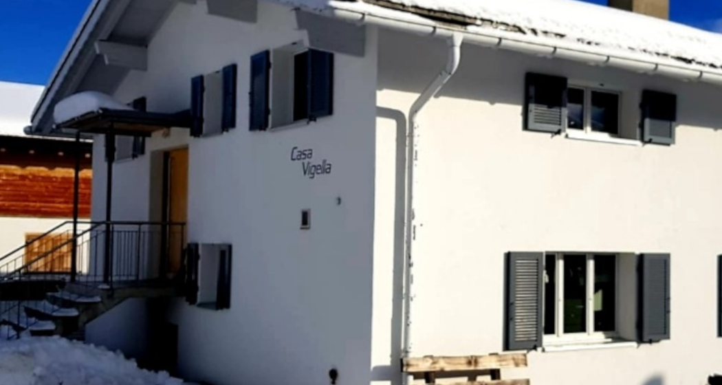 Ferienwohnung Bergblick Vigela - Ansicht Winter