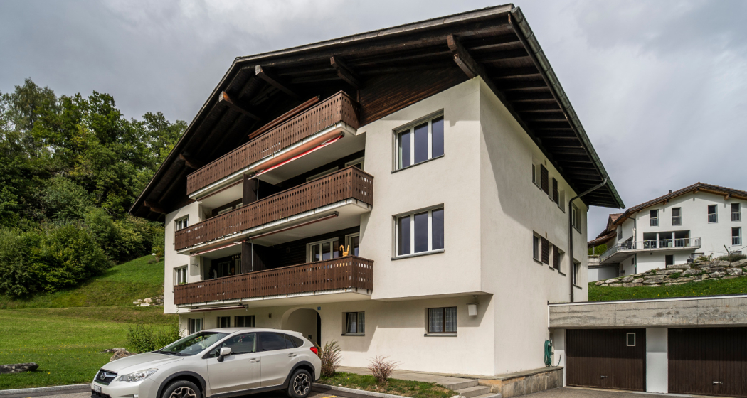 Ferienwohnung Casa Runaglias - Ansicht Sommer