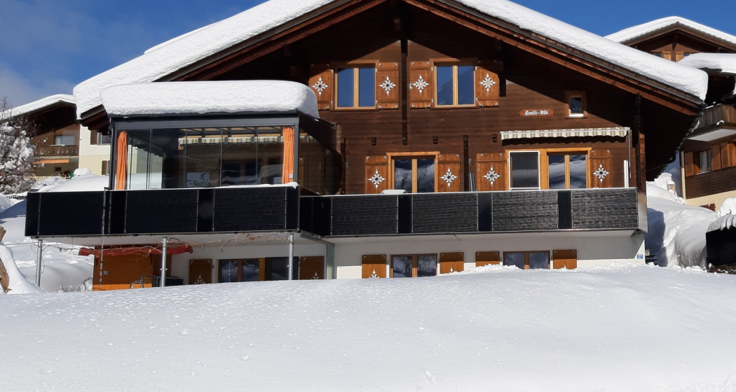 Ferienwohnung Schweizer - Ansicht Winter