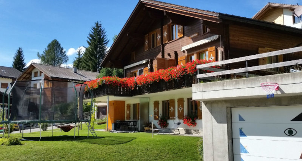 Ferienwohnung Schweizer - Ansicht Sommer