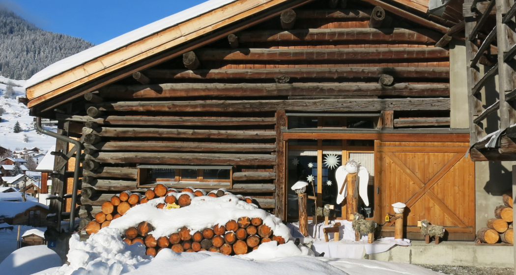 Ferienhaus Casa Clavau - Ansicht Winter