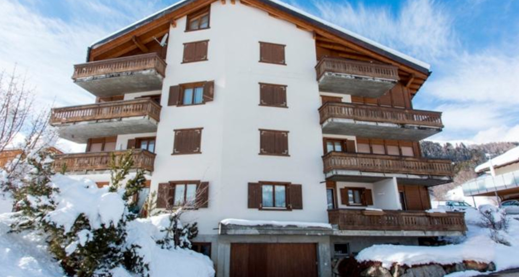 Ferienwohnung Davos Caplan Leemann - Ansicht Winter