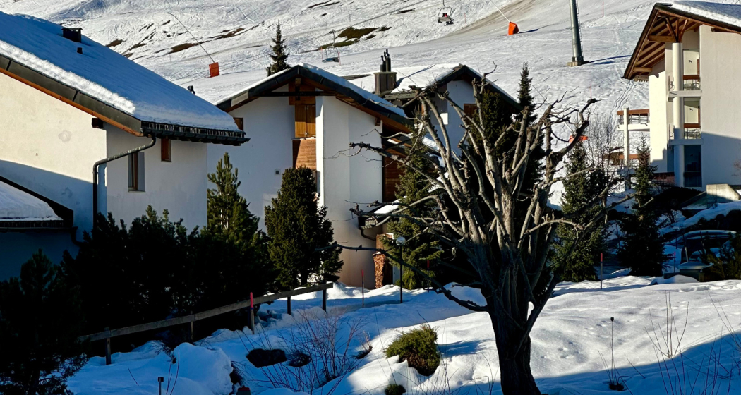Ferienwohnung Sur Mulins Barbacsy - Ansicht Winter